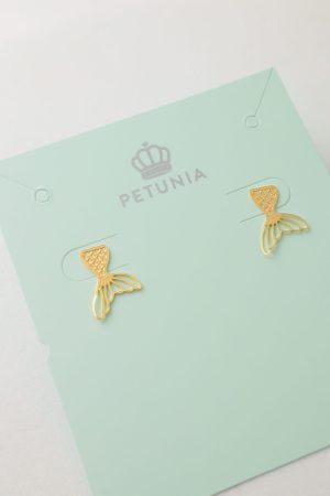 Aretes cola de sirena
