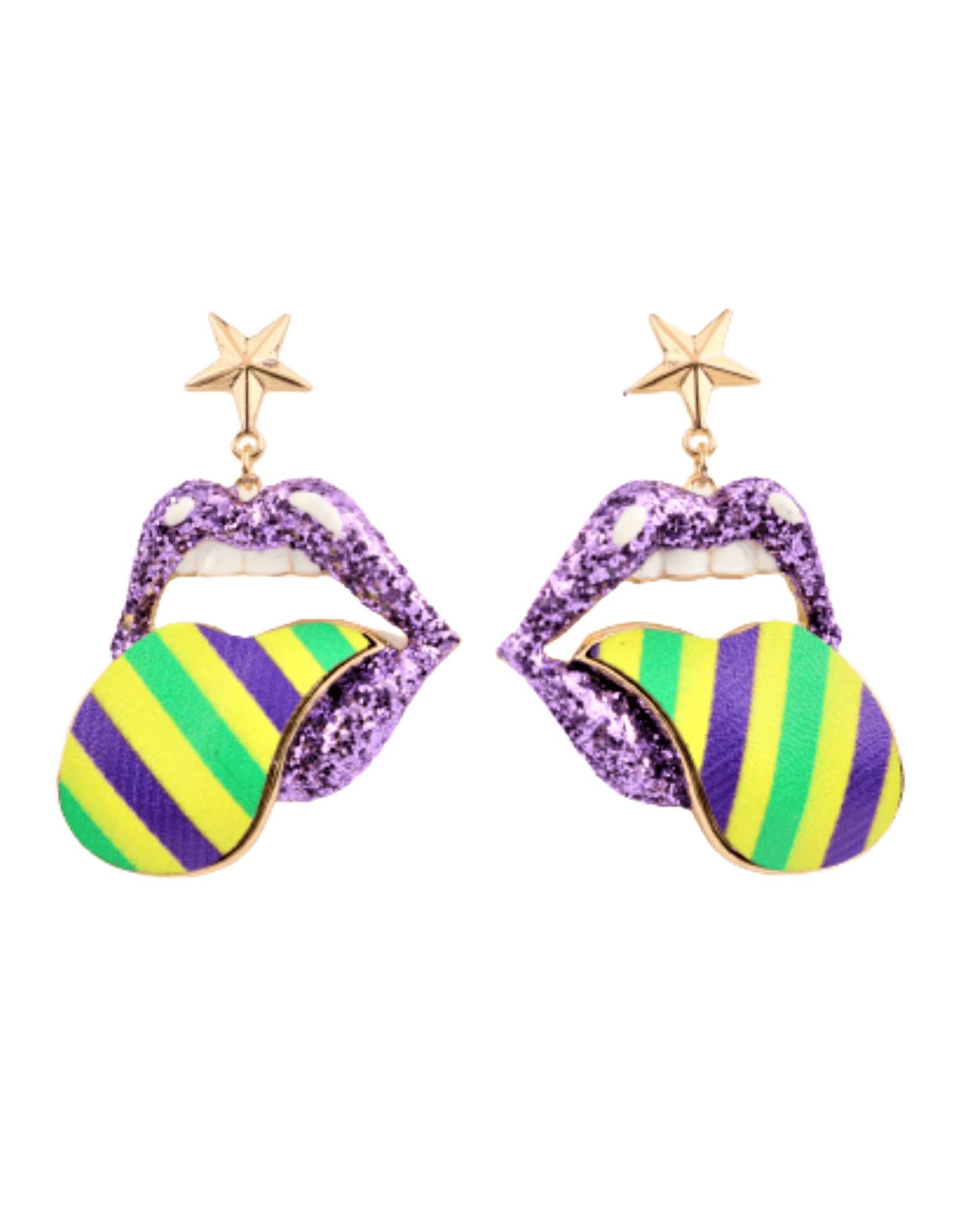 Aretes purple kiss - Imagen 1