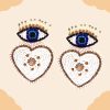 Aretes heart eyes