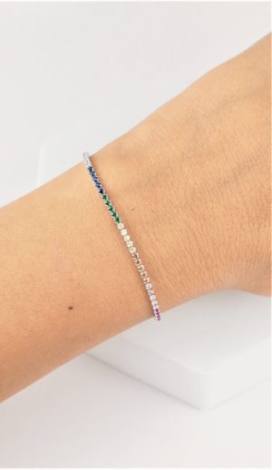 Pulsera syb tornasol plata