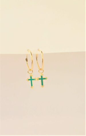 Aretes green cross