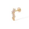 Piercing star cluster blanco 8mm