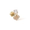 Piercing chispa corazon colgante