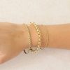 Pulsera puntos oro