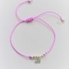 Pulsera Agustina love plata lila