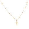 Chocker cruz beads oro