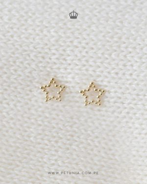 Aretes estrella puntos