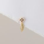 Piercing Hojita colgante 8mm