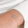 Pulsera ojo y punto cristal