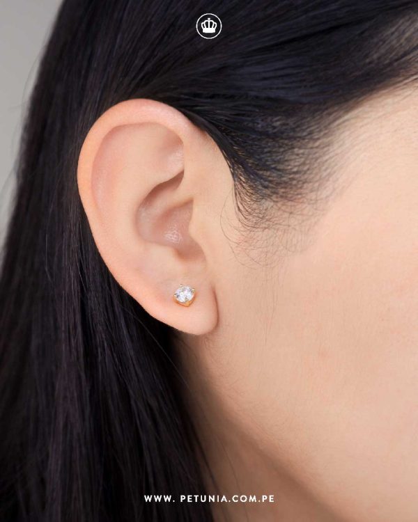 Aretes Cosmopolitan 4 mm - Imagen 5