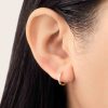 Aro mini cristal oro