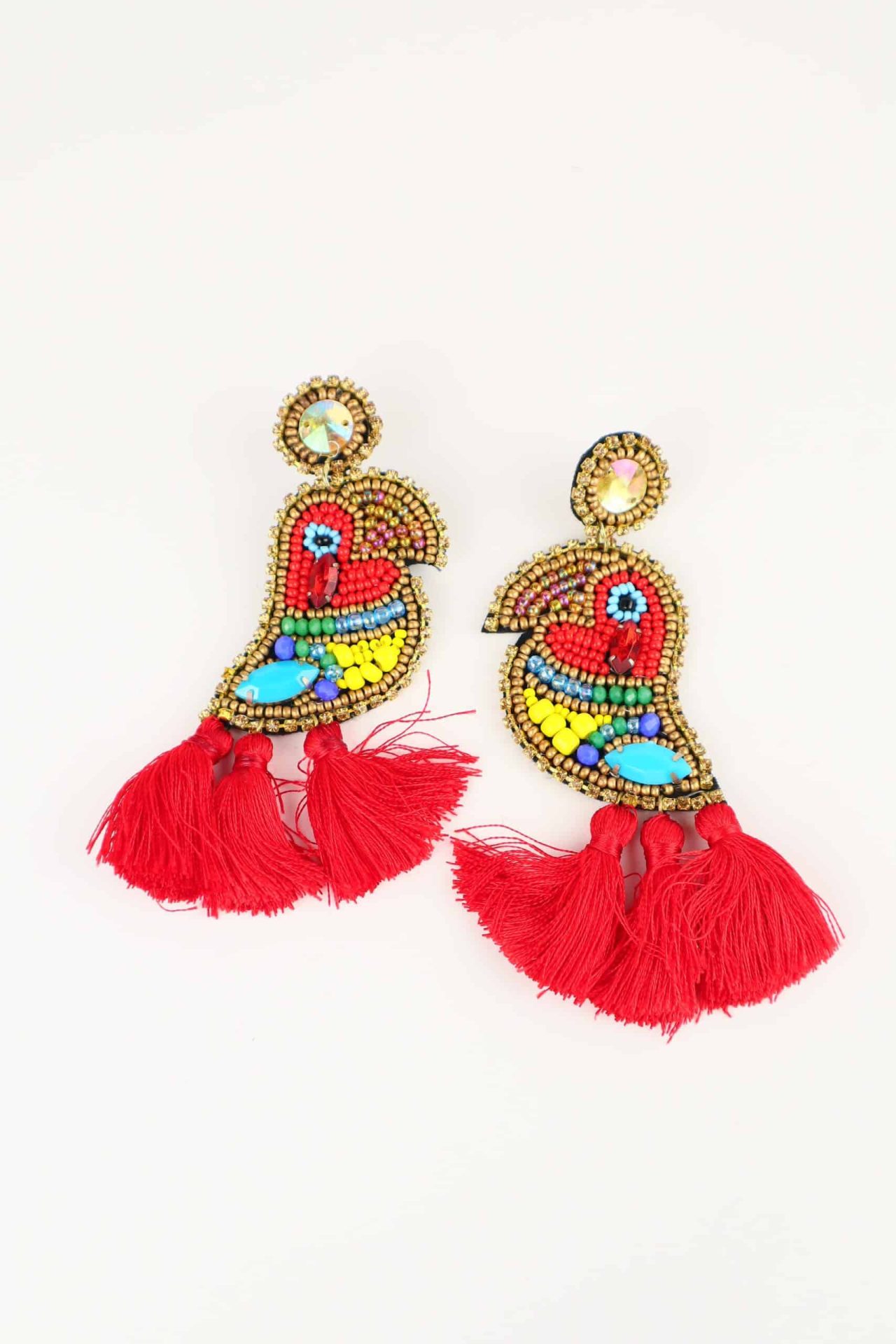 parrot Aretes Parrot pom pom - Imagen 1