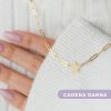 Cadena Danna estrella oro