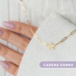 Cadena Danna estrella oro