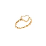 Anillo corazon nacar