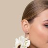 Aretes Belen mariposa-oro