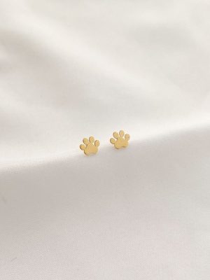 Aretes patitas oro