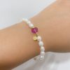 Pulsera Margarita aniversario fucsia