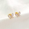 Aretes Belen mariposa-oro