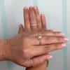 Anillo mariposa nacar