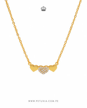 Cadena Tres Corazoncitos