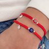 Pulsera Nico corona ojo azul
