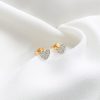 Aretes corazon cristal