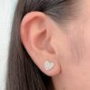 Aretes corazon cristal