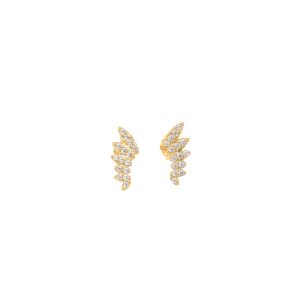 Aretes wings dorado