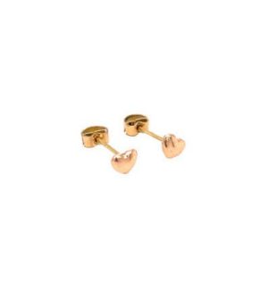 Aretes corazon tic 3 mm