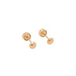 Aretes lenteja 4mm