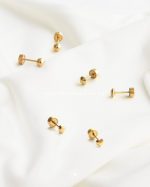 Aretes corazon 4mm - Imagen 3