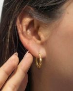 Argollas Bone 11 mm - Imagen 2