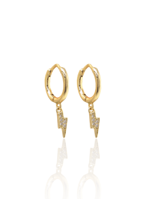 Argollas rayito colgante