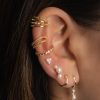 Ear cuff cristal
