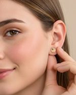 Aretes lenteja 8 mm - Imagen 2