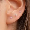 Arete Chispa Mini Rosa