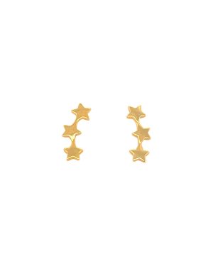 Aretes trio de estrellas