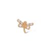 Piercing libelula amarillo cristal