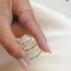 Anillo multishape mini amarillo