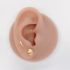 Aretes estaca dorado