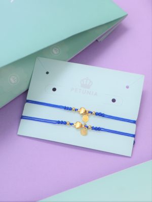 Pack Agustina love dorado azul