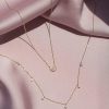 Cadena solitario con borde