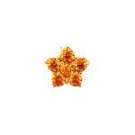 Piercing Roseta naranja 8 mm
