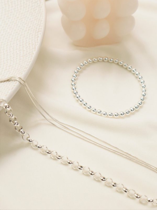 Pulsera raton plata