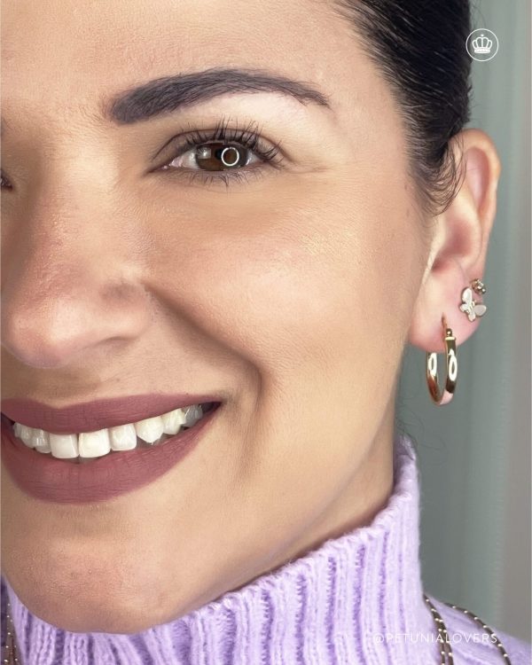Aretes Belen mariposa-oro