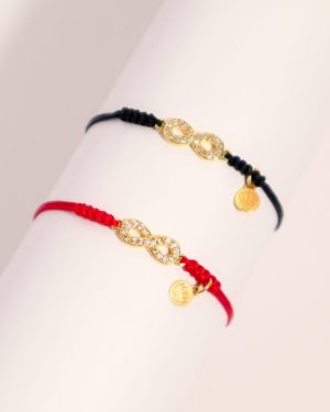Pulsera Lily infinity dorado