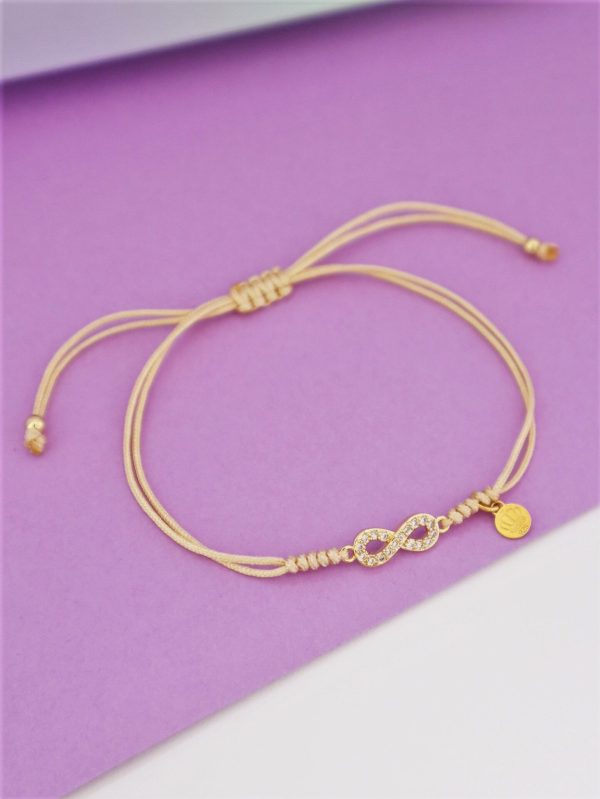 Pulsera Lily infinity dorado - Imagen 4