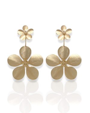 Aretes Margarita doble