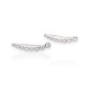 Aretes trepadores bezel